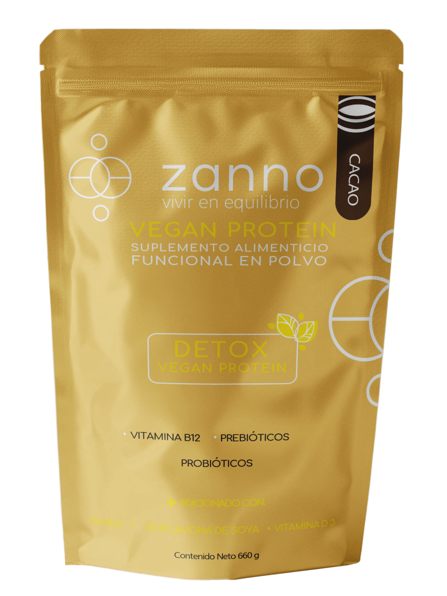 Proteína vegana Detox chocolate